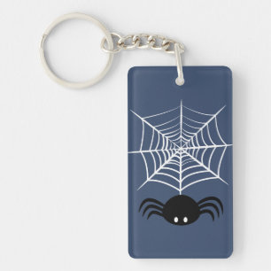 Halloween-Spinnennetz Schlüsselanhänger