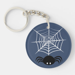 Halloween Spinnennetz Schlüsselanhänger