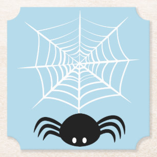 Halloween Spinnennetz Untersetzer