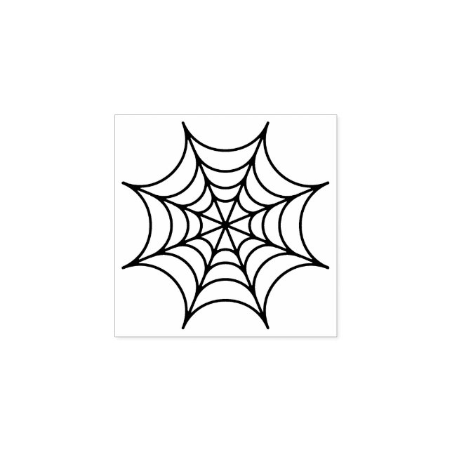 Halloween-Spinnennetze Gummistempel (Prägung)