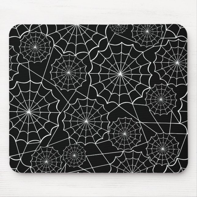 Halloween-Spinngewebe Mousepad (Vorne)