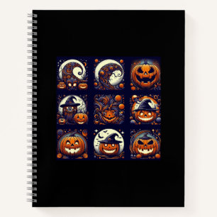 Halloween-SpiralNotebook Notizbuch