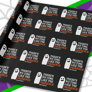 Halloween Spirit Happy Ghost Funny Halloween Geschenkpapier