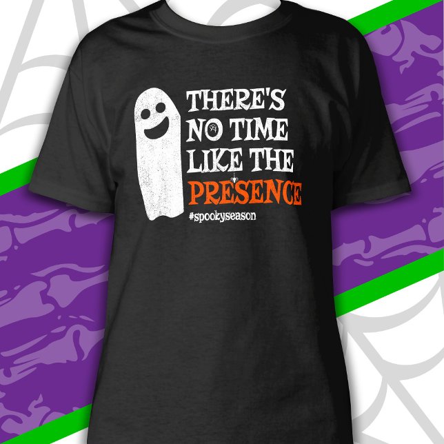 Halloween Spirit Happy Ghost Funny Halloween T-Shirt (Von Creator hochgeladen)