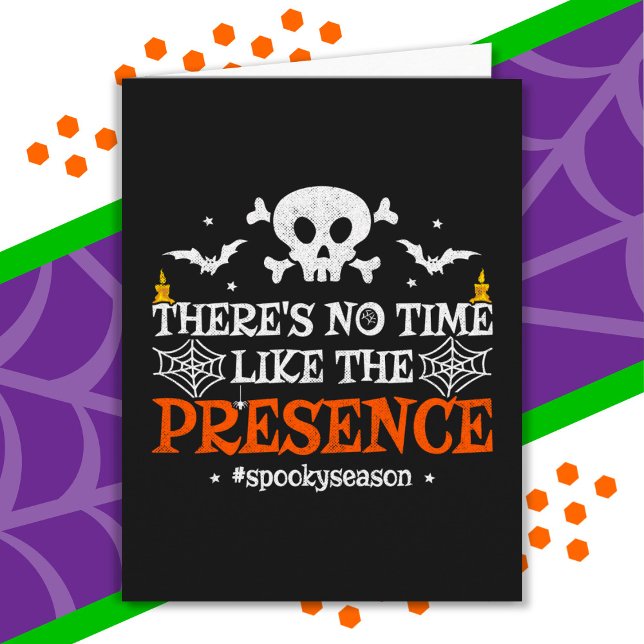 Halloween Spirit Skull Crossbones Funny Halloween Karte (Von Creator hochgeladen)