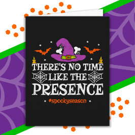 Halloween Spirit Spooky Hexenhut Funny Halloween Karte