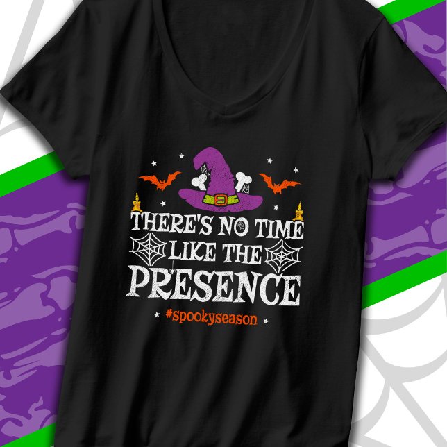 Halloween Spirit Spooky Hexenhut Funny Halloween T-Shirt (Von Creator hochgeladen)