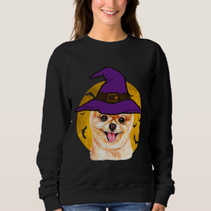 Halloween Spitz Hexenhut Funny Sweatshirt