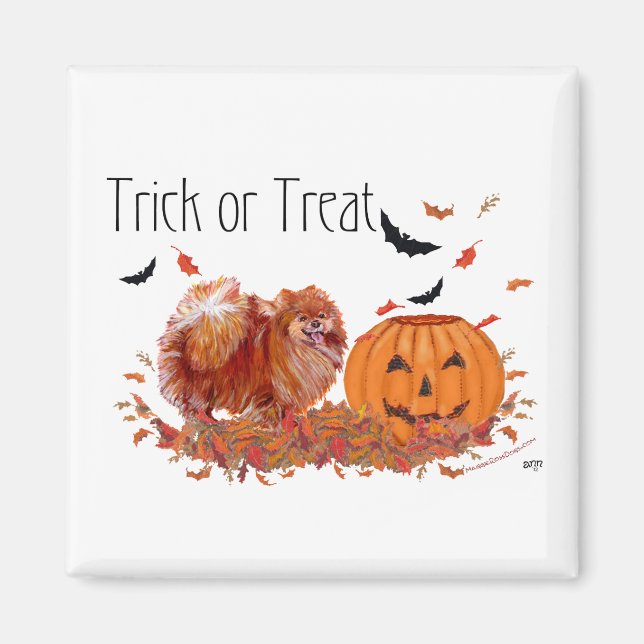 Halloween-Spitz Magnet (Vorne)