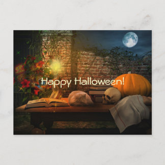 Halloween Spookenes Postcard Postkarte