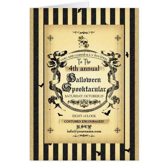 Halloween: Spooktacular1 - Greeting Card/Einladung (Vorne)