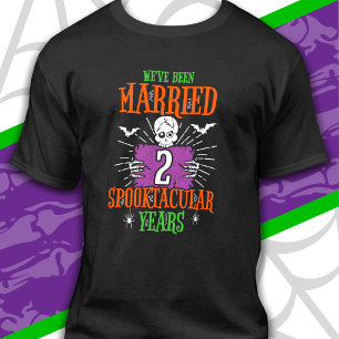 Halloween Spooktacular 2. Hochzeitstag T-Shirt