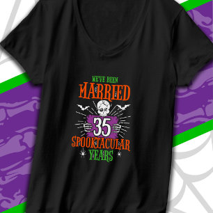 Halloween Spooktacular 35. Hochzeitstag T-Shirt