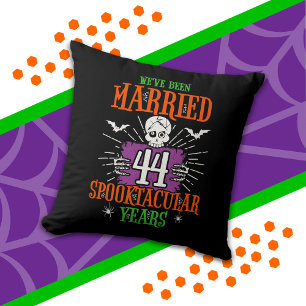 Halloween Spooktacular 44. Hochzeitstag Kissen