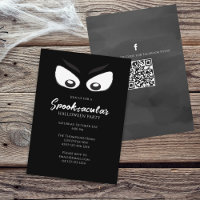 Halloween Spooktacular Ghost QR Code Social Media