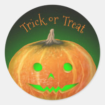 Halloween Spooktacular Pumpkin Lächeln Grün Licht