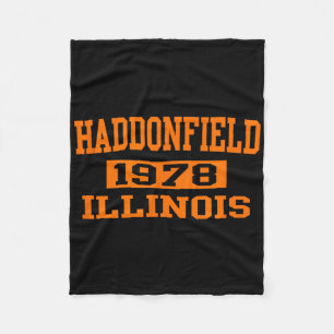 Halloween Spooky Beängstigend Haddonfield Illinois Fleecedecke