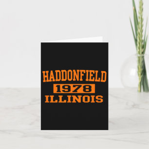 Halloween Spooky Beängstigend Haddonfield Illinois Karte