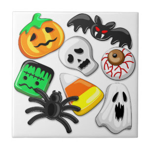 Halloween Spooky Candies Party Fliese