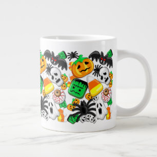 Halloween Spooky Candies Party Jumbo-Tasse
