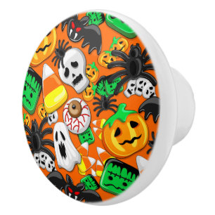 Halloween Spooky Candies Party Keramikknauf
