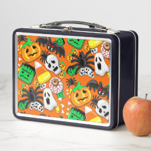 Halloween Spooky Candies Party Metall Brotdose