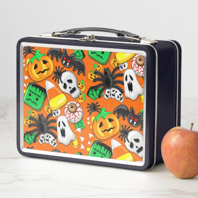 Halloween Spooky Candies Party Metall Brotdose (Beispiel)