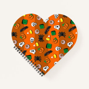 Halloween Spooky Candies Party Notizbuch