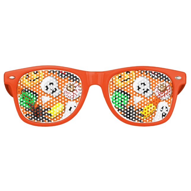 Halloween Spooky Candies Party Partybrille (Vorderseite)