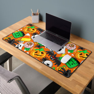 Halloween Spooky Candies Party Schreibtischunterlage