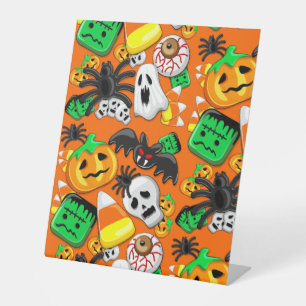 Halloween Spooky Candies Party Sockelschild