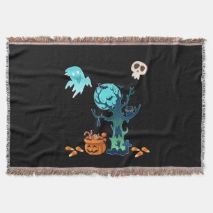 Halloween Spooky Creepy Ghosts Fledermäuse Skulls  Decke