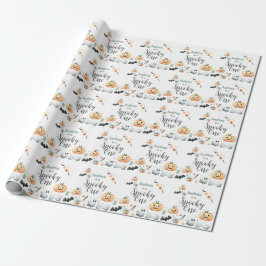 Halloween Spooky erster Geschenkpapier