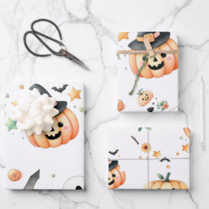 Halloween Spooky erster Geschenkpapier Set