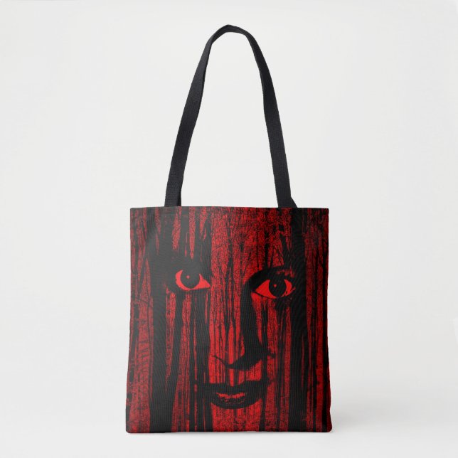 Halloween Spooky Face Tasche (Vorderseite)