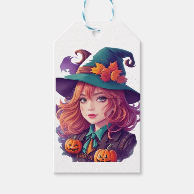 Halloween Spooky Fun Geschenkanhänger (Vorderseite)