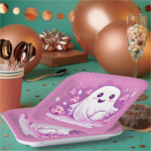 Halloween Spooky Ghost Niedlich Pink