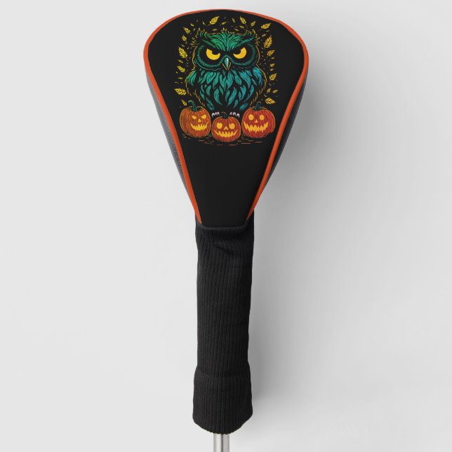 Halloween Spooky Golf Head Cover Headcover (Vorderseite)