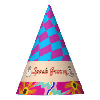Halloween Spooky Groovy Party Hats Partyhütchen