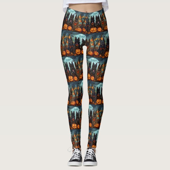 Halloween Spooky Leggings (Vorderseite)