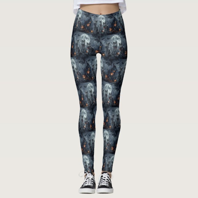 Halloween Spooky Leggings (Vorderseite)