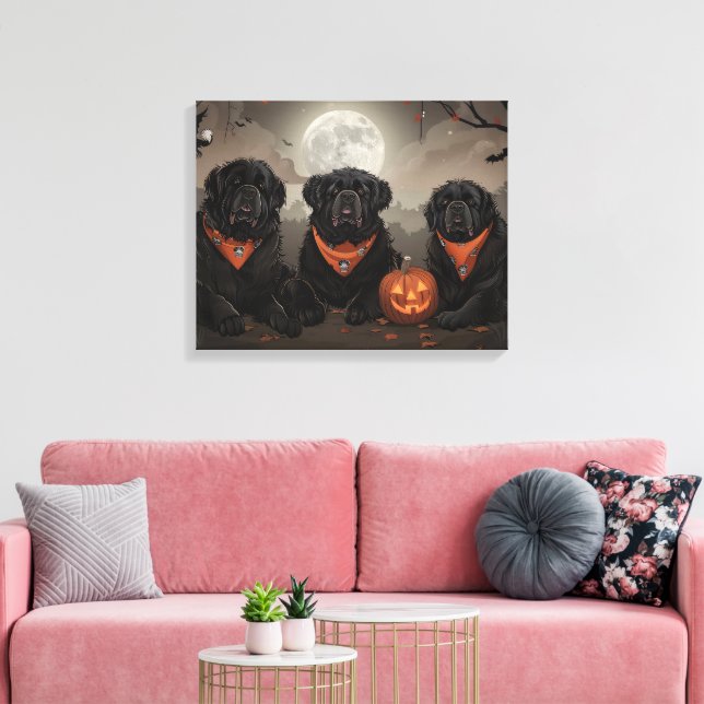 Halloween Spooky Leinwanddruck (Insitu (Wohnzimmer))