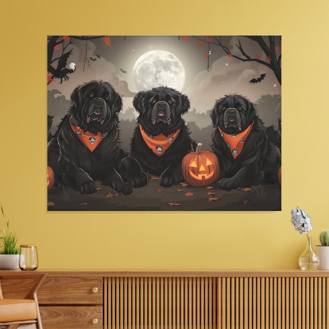 Halloween Spooky Leinwanddruck (Insitu (Wohnzimmer))