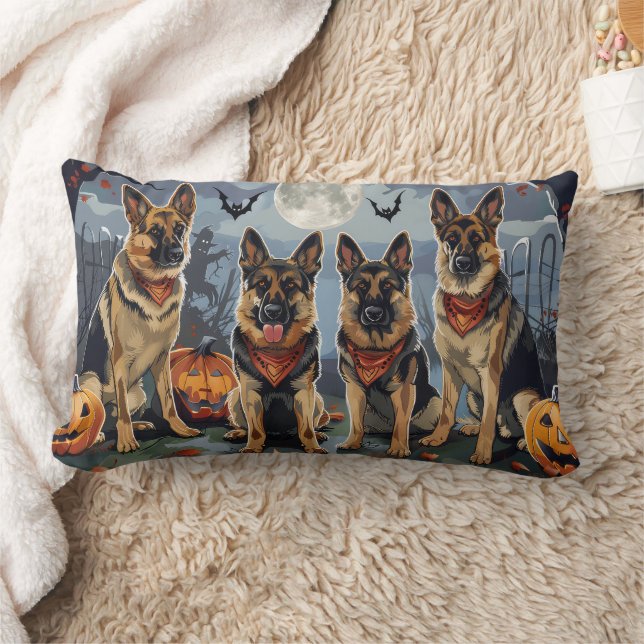 Halloween Spooky Lendenkissen (Decke)