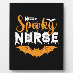 Halloween Spooky Nurse Birthday Fotoplatte