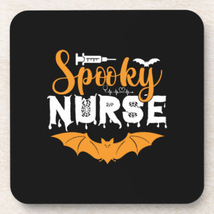 Halloween Spooky Nurse Birthday Getränkeuntersetzer