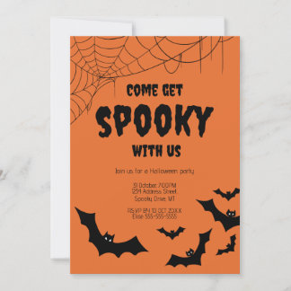 Halloween Spooky Office-Party Einladung