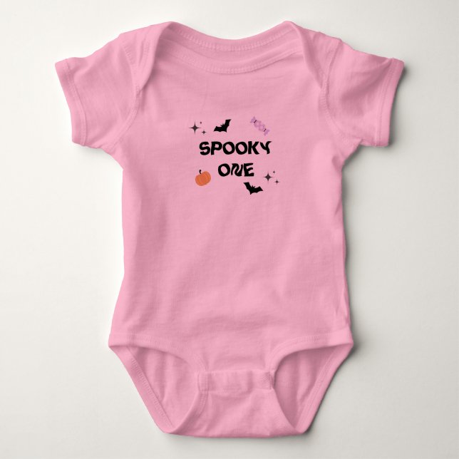 Halloween Spooky One Birthday Baby Bodysuit Baby Strampler (Vorderseite)