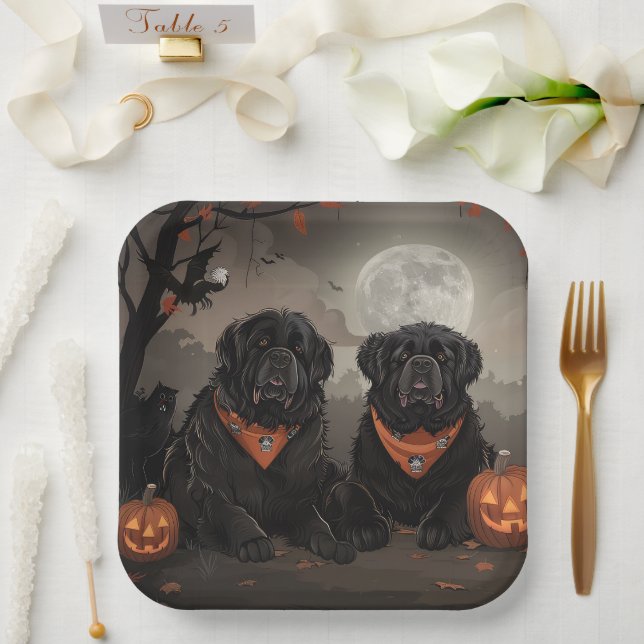 Halloween Spooky Pappteller (Hochzeit)