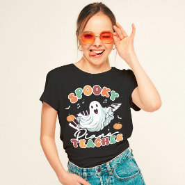 Halloween Spooky Piano Teacher Music T - Shirt